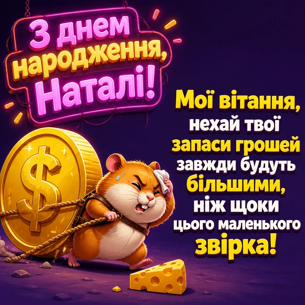з днем народження наталі