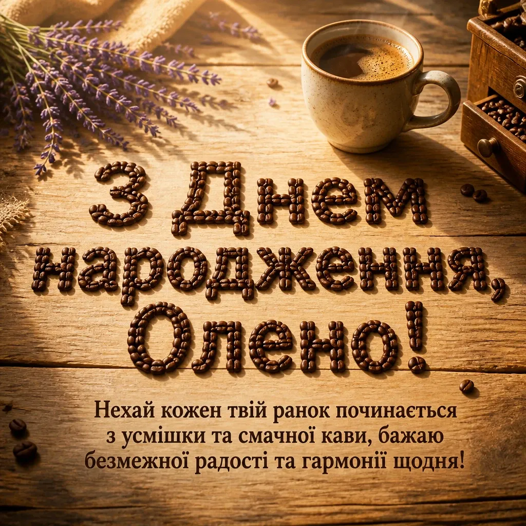 з днем народження олена