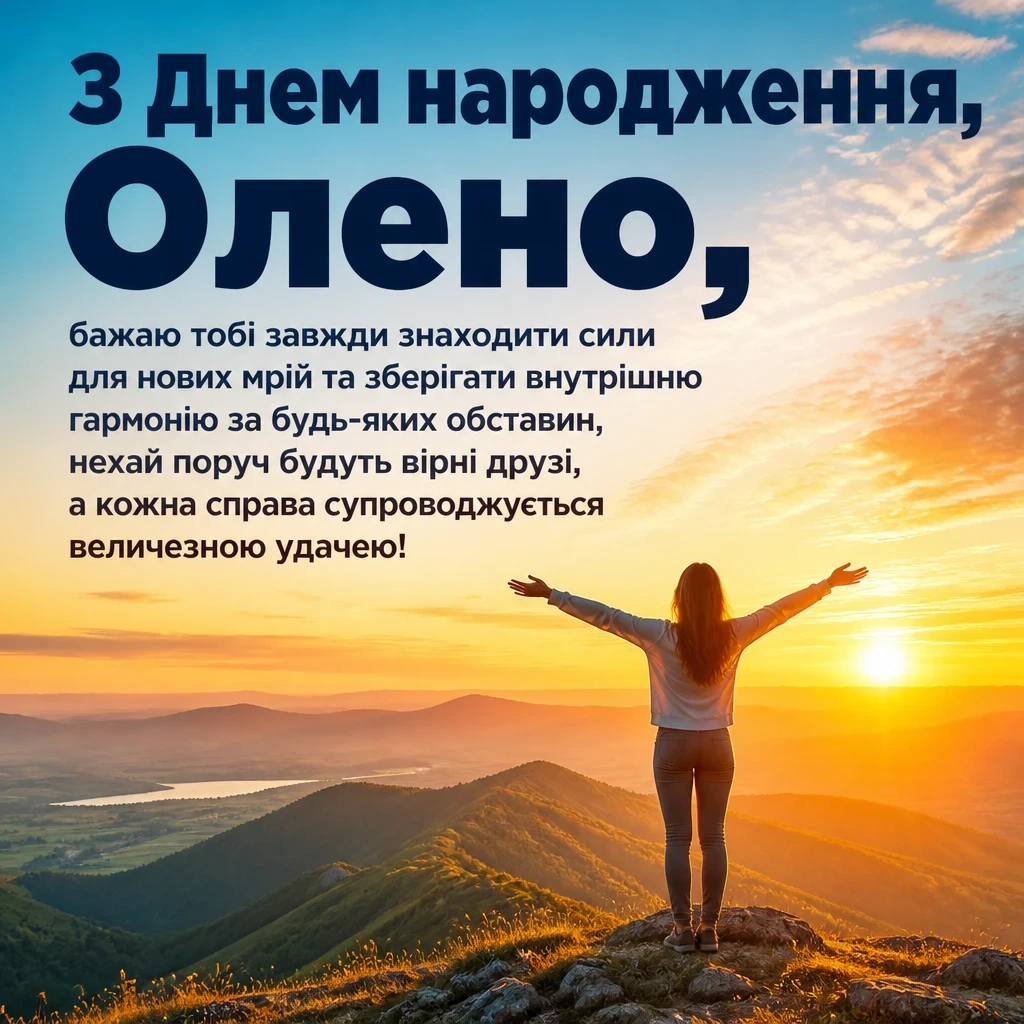 з днем народження олена