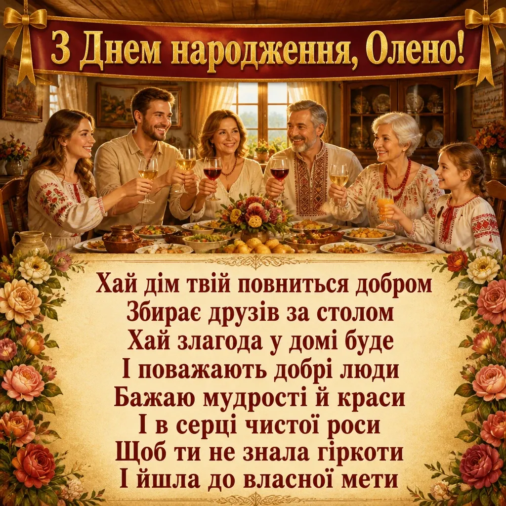 з днем народження олена