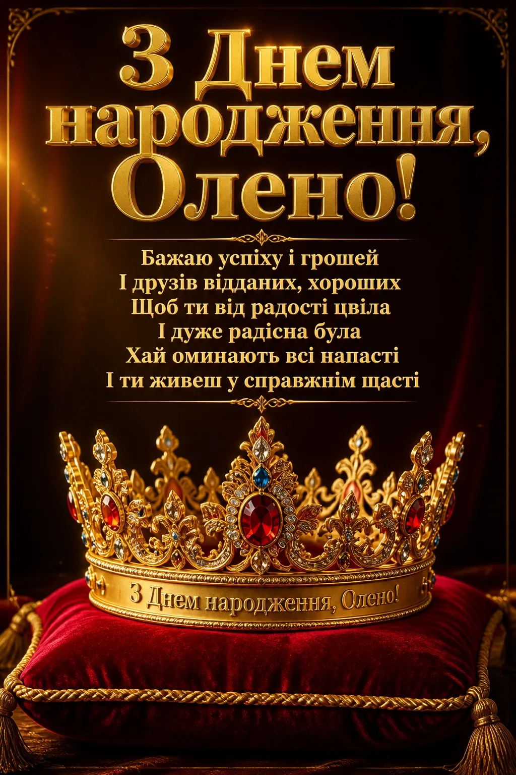 з днем народження олена