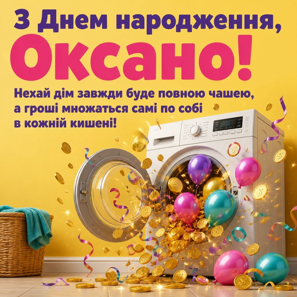 з днем народження оксана