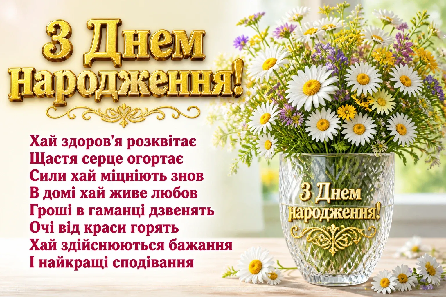 позитивні привітання з днем народження подрузі