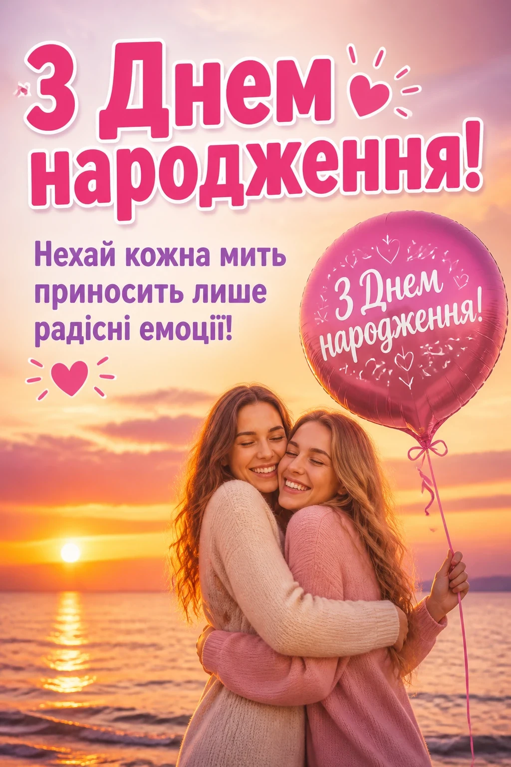 позитивні привітання з днем народження подрузі