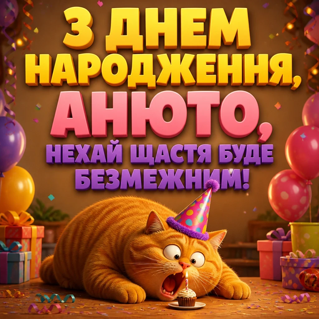 з днем народження анюта з днем народження анюта