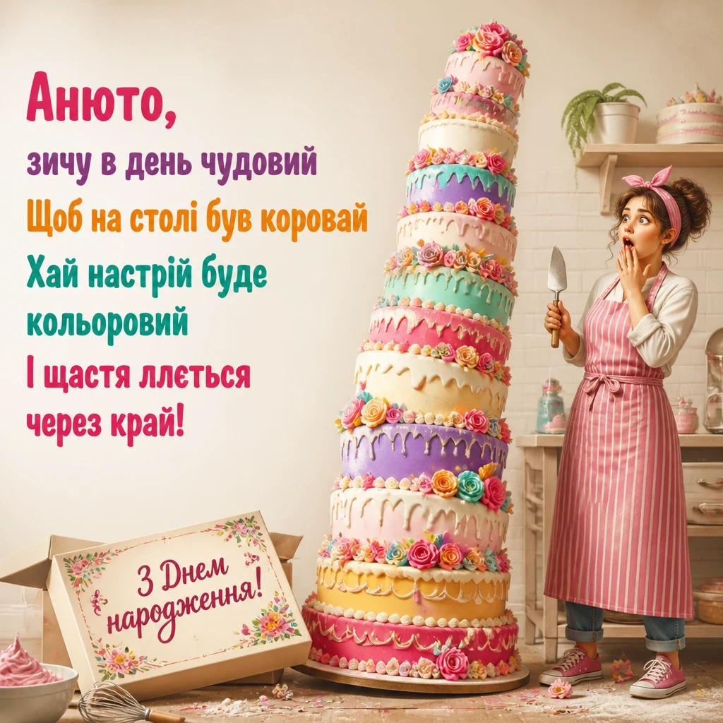 з днем народження анюта з днем народження анюта