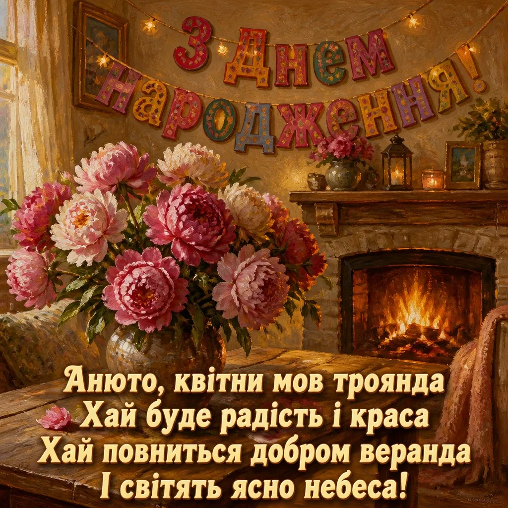 з днем народження анюта з днем народження анюта
