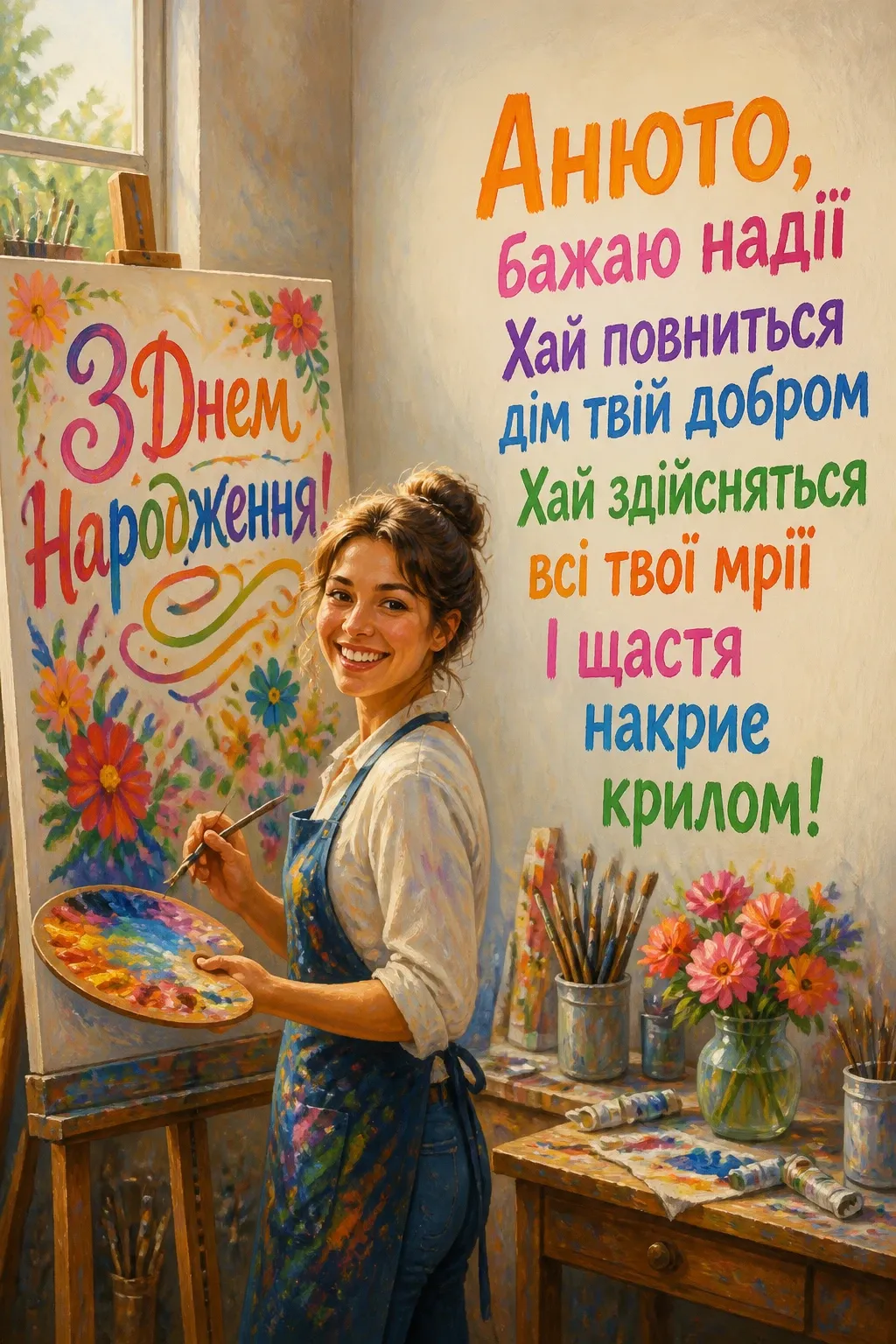 з днем народження анюта з днем народження анюта