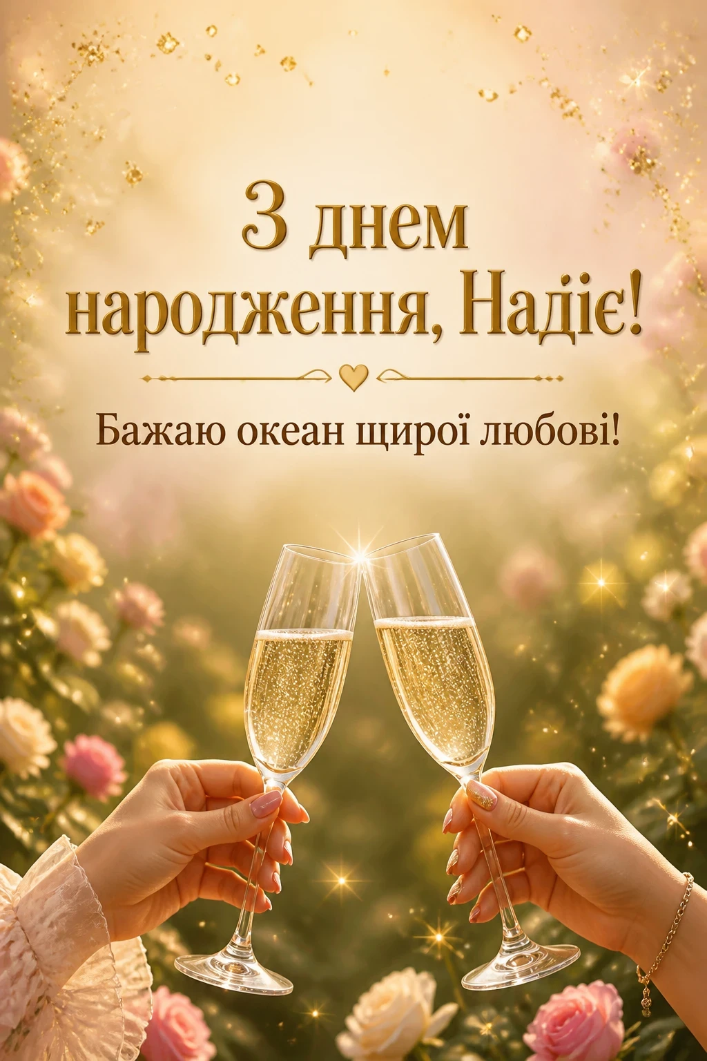 з днем народження надія
