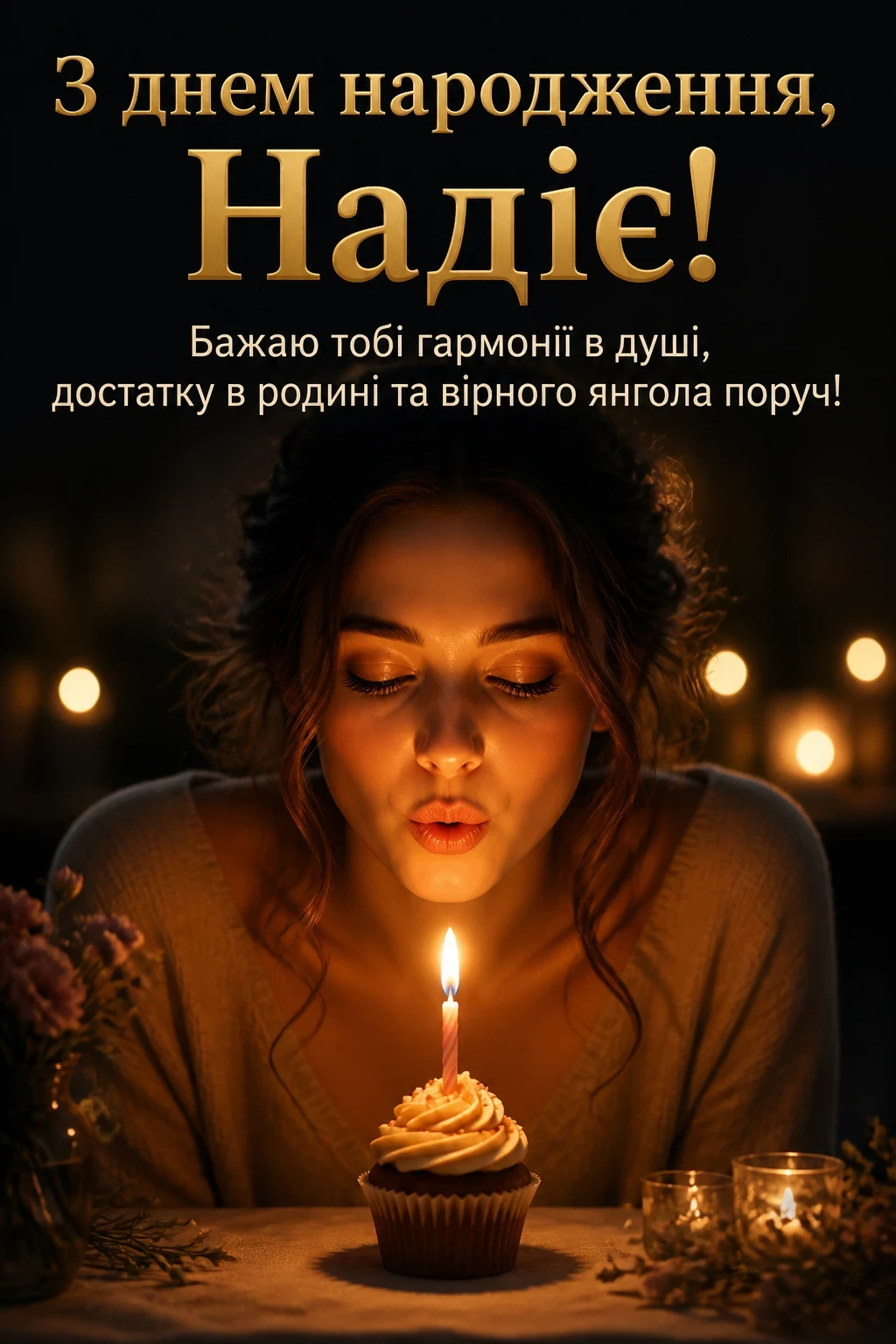 з днем народження надія