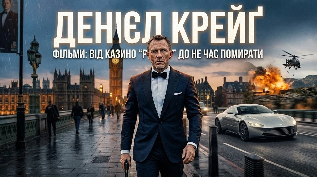 Топ-10 фільмів Денієла Крейґа за IMDb рейтингом