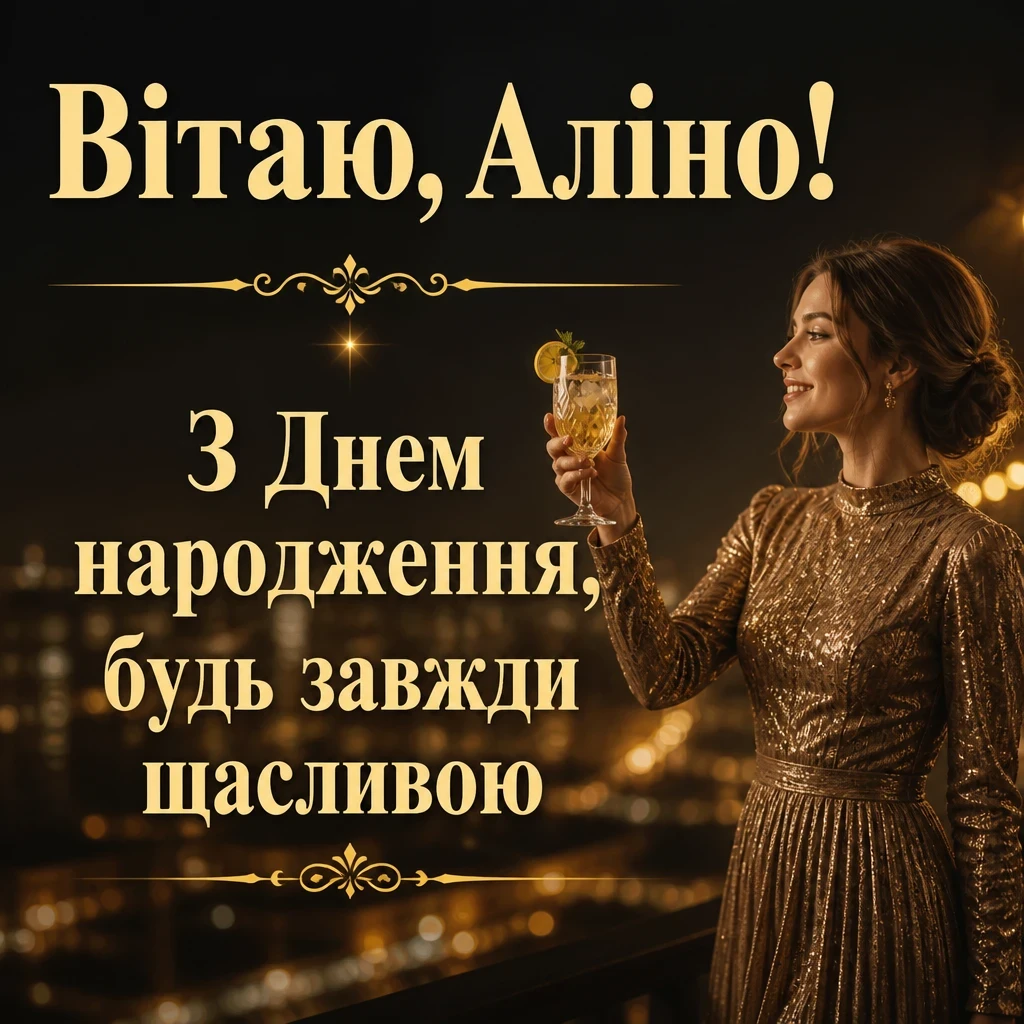 аліна з днем народження