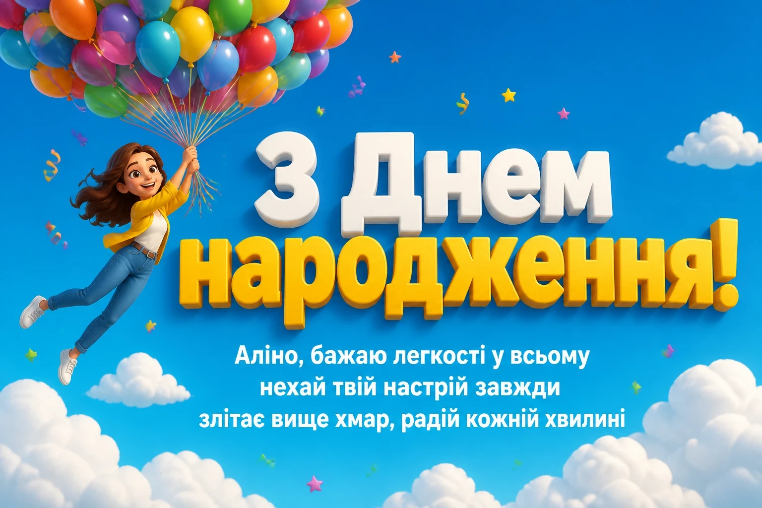 аліна з днем народження