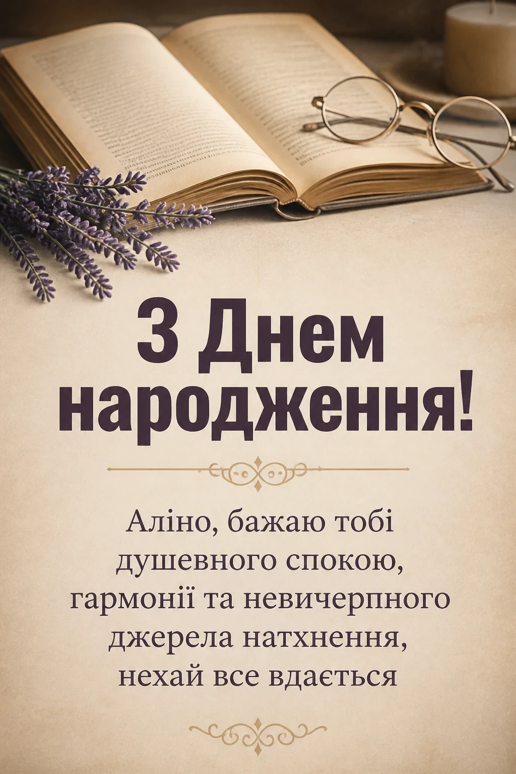 аліна з днем народження