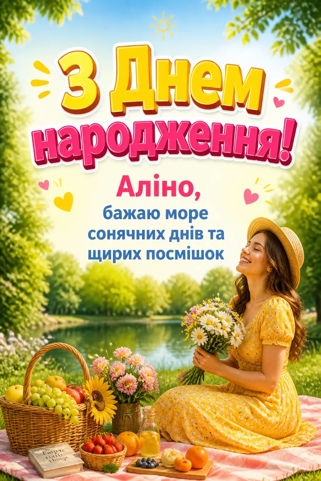 аліна з днем народження