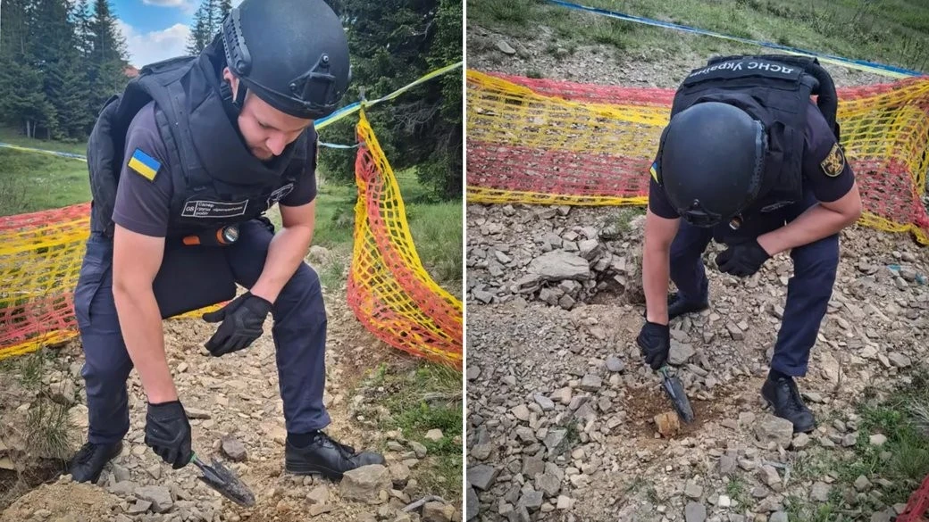 Небезпечна знахідка поблизу Драгобрату: сапери знищили боєприпас