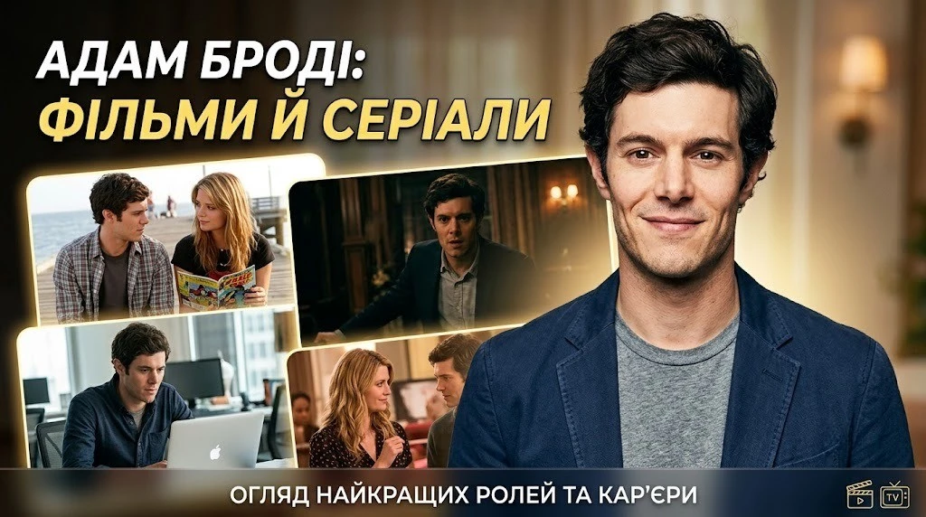 Адам Броді фільми й серіали: повна фільмографія актора