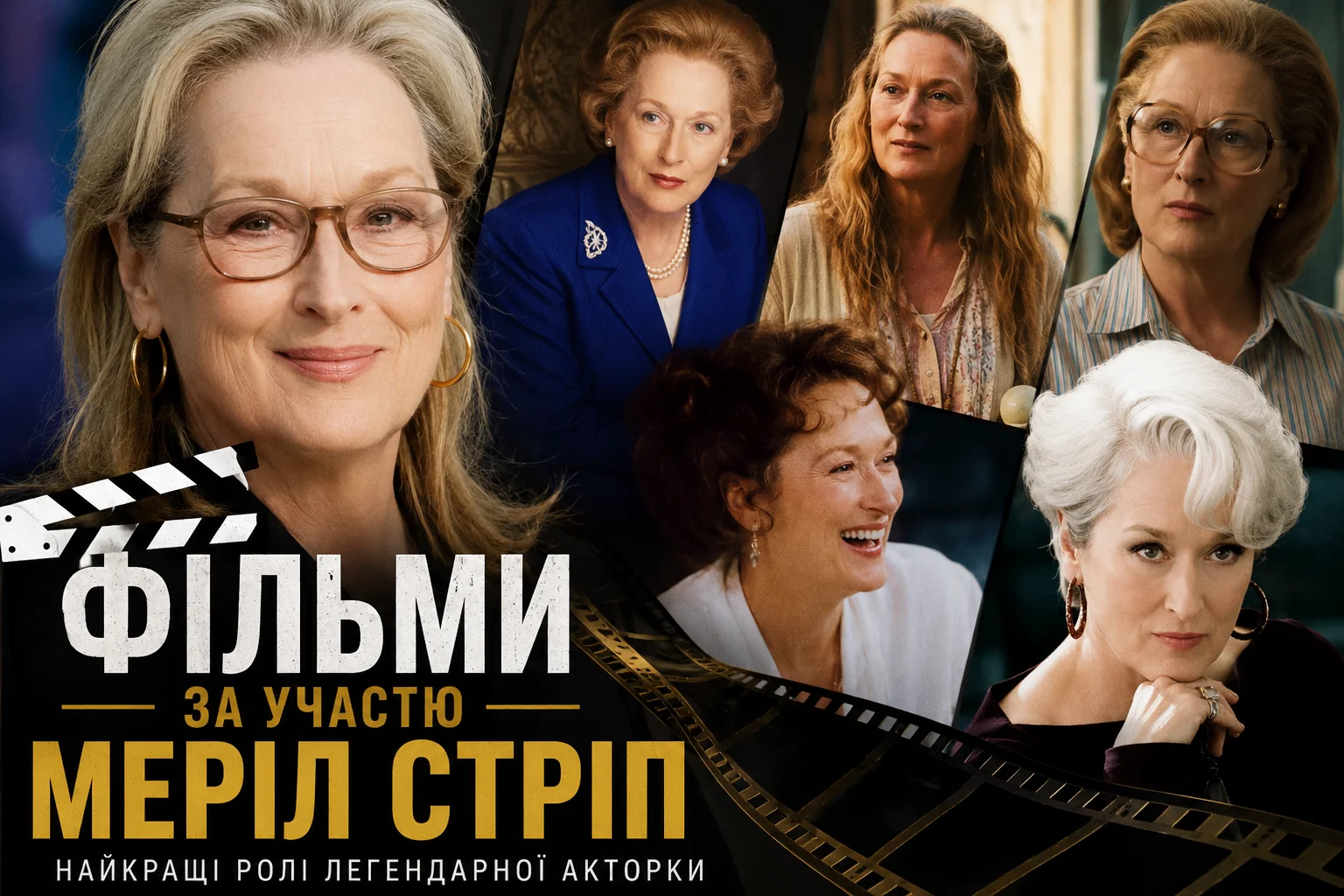 20 фільмів за участю Меріл Стріп повна добірка