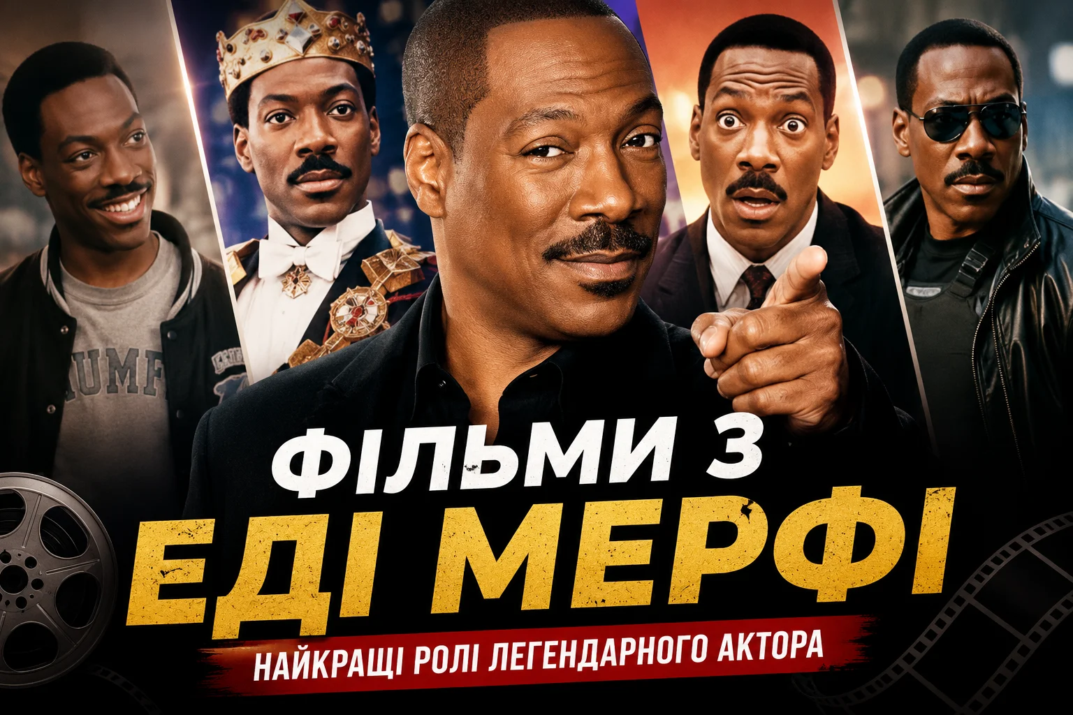 Фільми з Еді Мерфі: від екшну до комедії